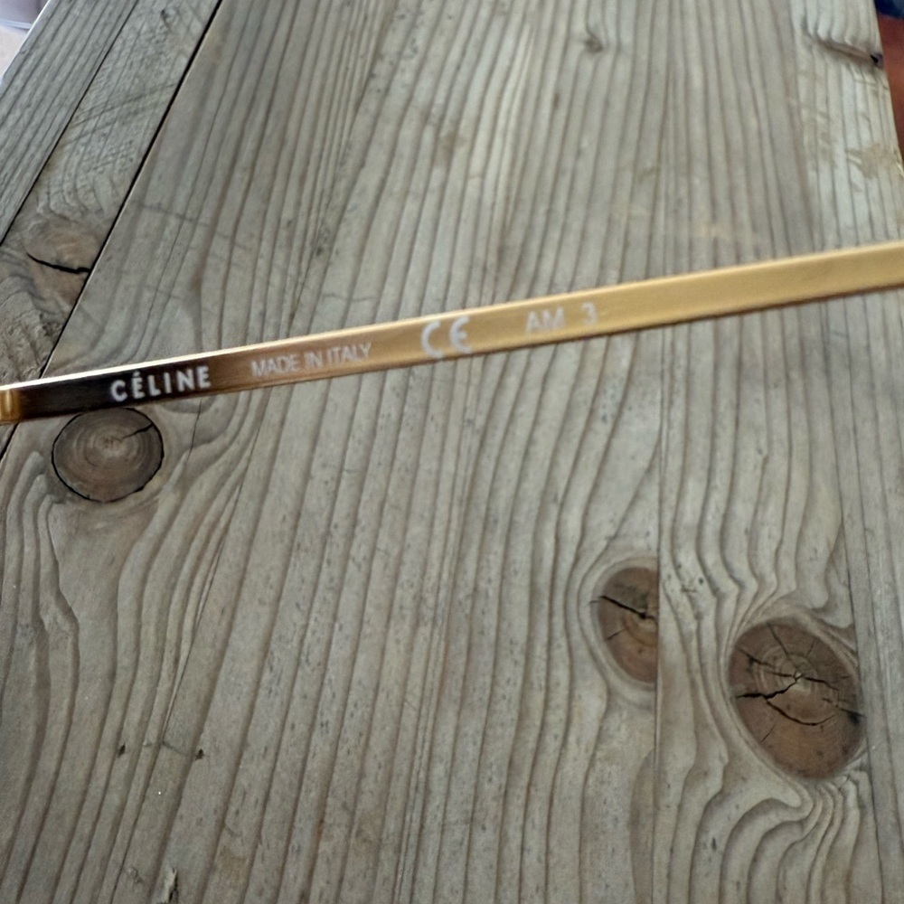 CELINE Classic dark lens Aviator tortishell Sunglasses - Picture 5 of 12